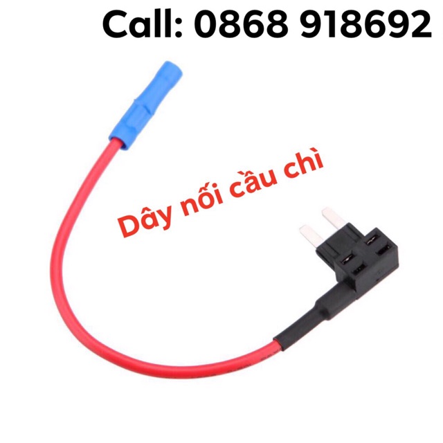 Dây nối cầu chì dùng cho ô tô, xe hơi - Car Fuse Adapter Tap, Fuse Holder Connector.