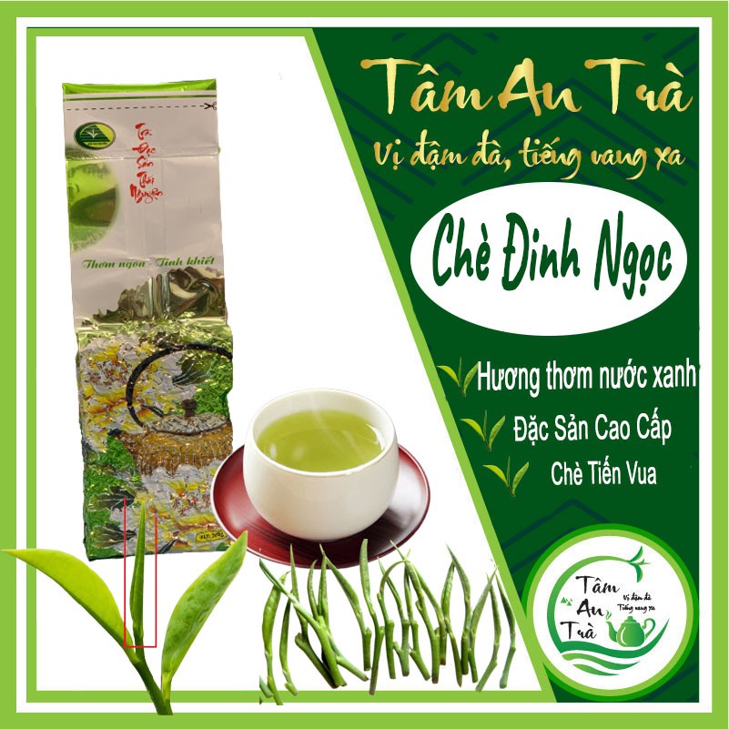 Trà Đinh Ngọc Tâm An Trà 100g (Đặc sản chè Tân Cương Thái Nguyên) - Chè cao cấp