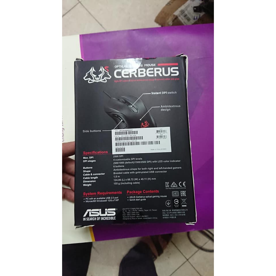 Chuột Asus Cerberus