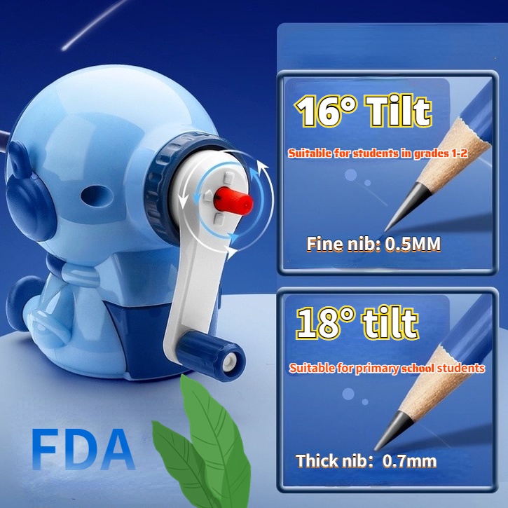 Đồ Chuốt Bút Chì Tự Động Hình Phi Hành Gia Hoạt Hình Có Thể Điều Chỉnh Không Gian Gọt Bút Chì Tự Động Cho Học Sinh