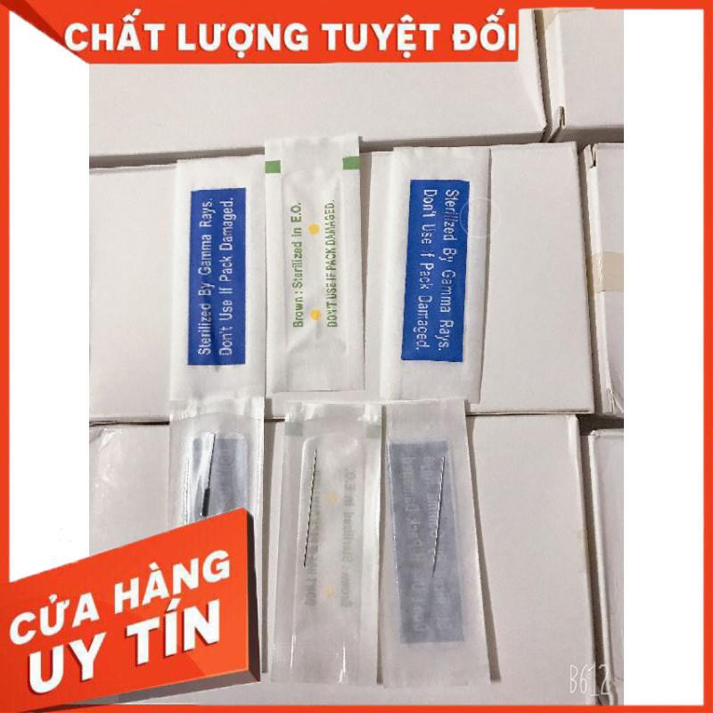 [ FREE SHIP ] Kim Ngắn Máy Thần Thánh Sài Gòn (Túi 100 kim ) đồ phun xăm, dụng cụ phun xăm thẩm mỹ