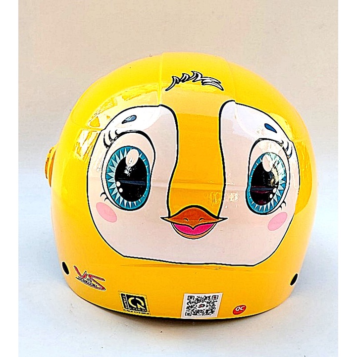 Mũ bảo hiểm cho bé hình động vật ViVi có kính - siêu xinh - Dành cho bé từ 5 đến 12 tuổi - V&amp;S Helmet