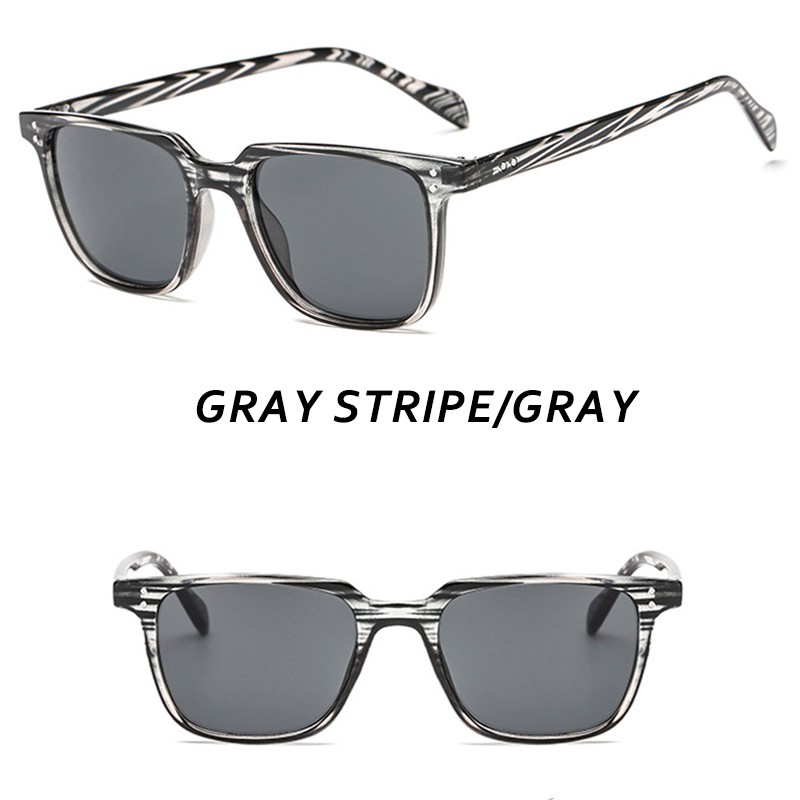 Kính Râm Gọng Vuông Chống Tia Uv400 Cá Tính Thời Trang Cho Nam