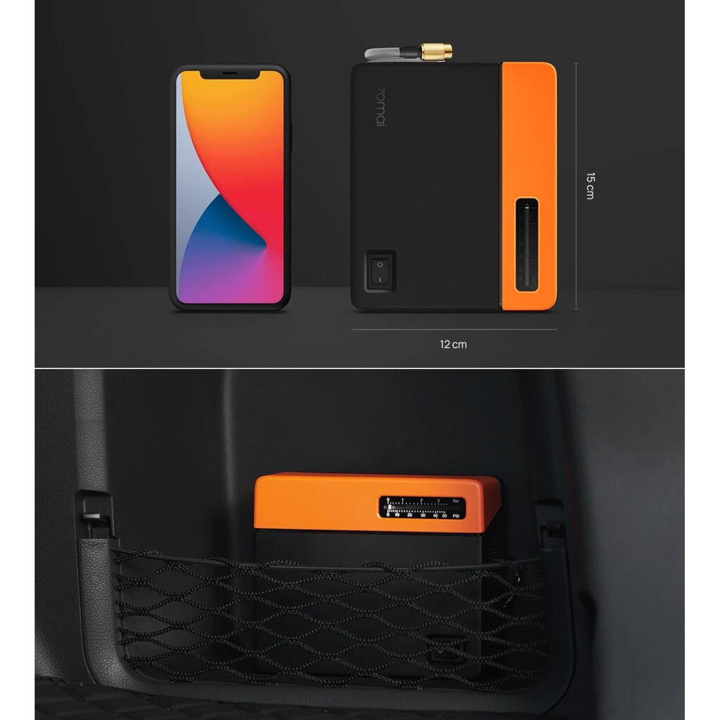 Máy Bơm Lốp Xe Ô tô Mini Xiaomi 70Mai 12v Midrive Bơm Oto Xe Máy