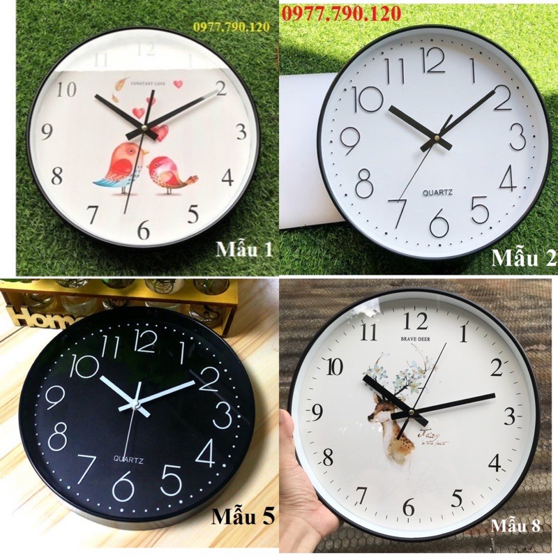Đồng hồ treo tường kim trôi trang trí đẹp.