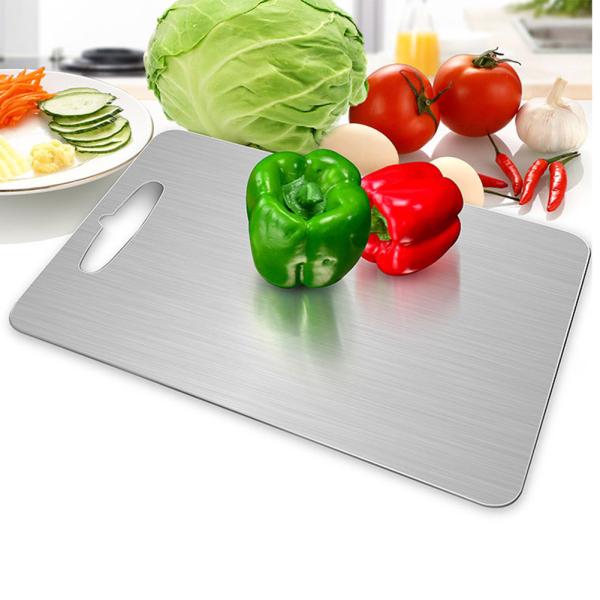 Thicken Stainless Steel Double Side Cutting Board