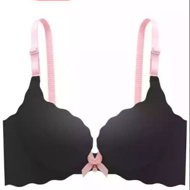 Mới Về] Áo lót BM1001 Đính nơ viền lượn sóng siêu xinh
