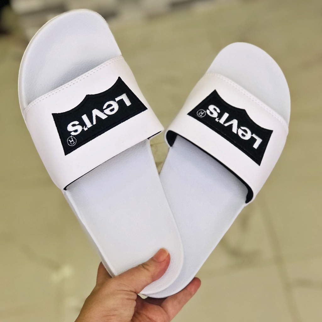 Dép unisex 𝐋𝐄𝐕𝐈❜𝐒 ❤️FREESHIP + Hộp❤️ dép quai ngang thể thao nam nữ chữ thiêu nỗi nhiều màu