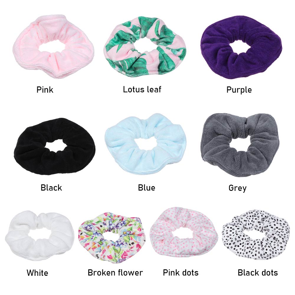 Dây buộc tóc thể thao bằng sợi micro co giãn thấm hút tốt thiết kế xinh xắn dành cho nữ