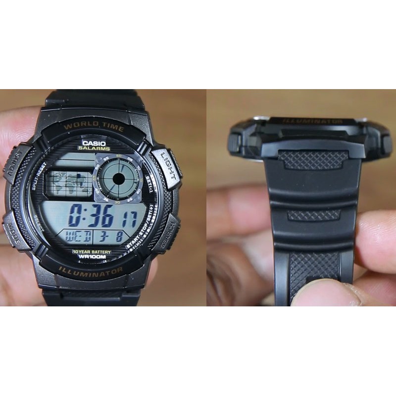 Đồng Hồ CASIO AE-1000W-1AVDF ĐIỆN TỬ_MÀU ĐEN_PIN 10 NĂM