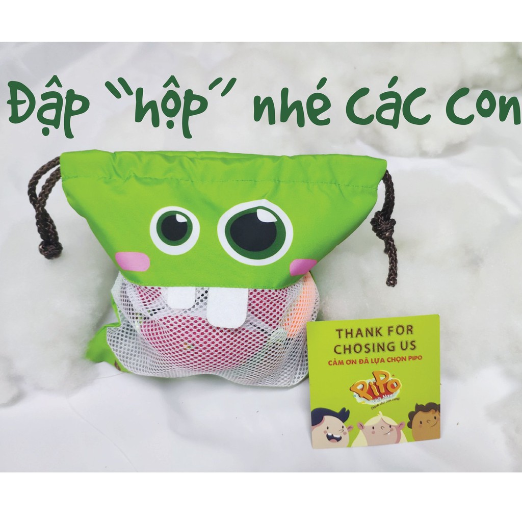 Đồ chơi bóng vải montessori kích thích thị giác cho trẻ sơ sinh giúp bé phát triển các giác quan