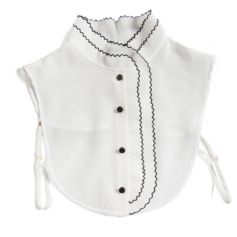 Cổ Áo Sơ Mi Giả Có Nút Tháo Rời Được Thiết Kế Thanh Lịch Cho Nữ | BigBuy360 - bigbuy360.vn