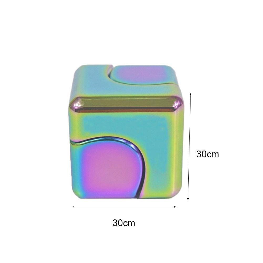 Con quay đồ chơi Fidget Spinner hình vuông nhiều màu bằng kim loại F1V2 V4D9 X0G0