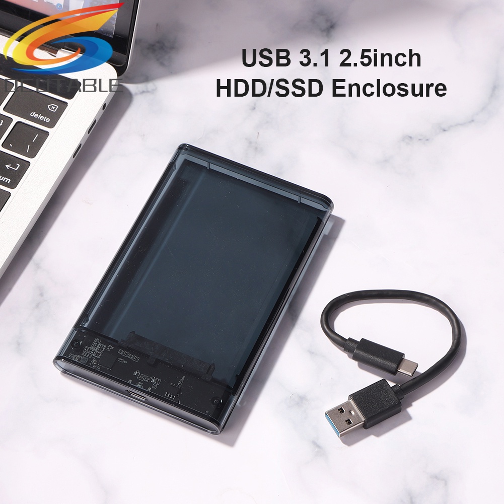 Vỏ đựng ổ cứng ngoài USB 3.1 Type-C 2.5 inch SATA HDD SSD