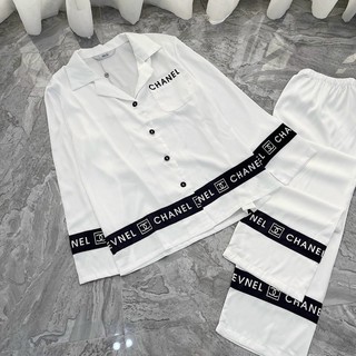 PIJAMA DÀI TRẮNG CN CAO CẤP