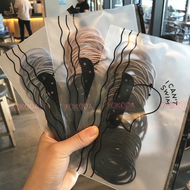 Sét dây buộc tóc 100 dây có túi zip thời trang Hàn Quốc - PK28
