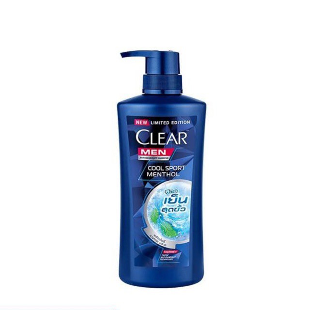 Combo 2 chai Dầu gội Clear bạc hà 480ml và Clear Men 450ml Thái Lan