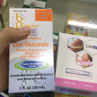 ZINC GLUCONAT + MEN VI SINH