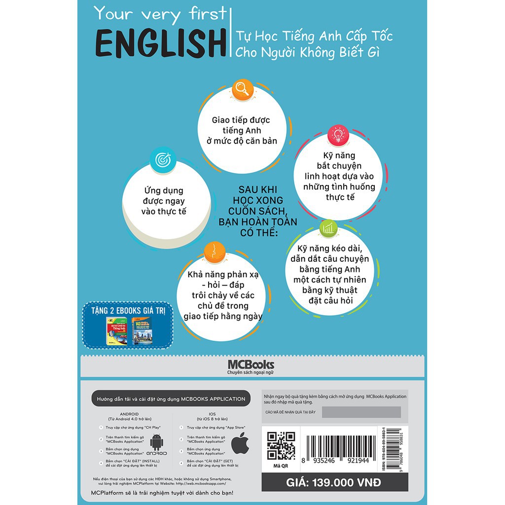 Sách - Your Very First English - Tự Học Tiếng Anh Cấp Tốc Cho Người Không Biết Gì Tặng Video Hách Não | BigBuy360 - bigbuy360.vn