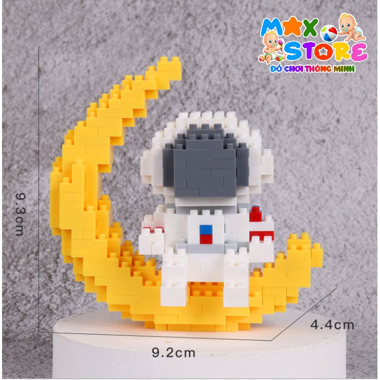 Đồ Chơi lê-gô PHI HÀNH GIA 3D Phát Sáng 336 Chi Tiết Độc Đáo Cho Bé Yêu - Đồ Chơi MAX STORE