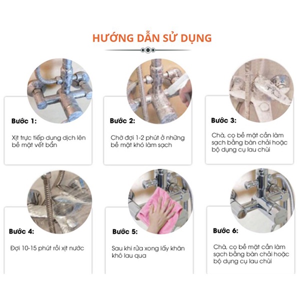 Bình xịt tẩy đa năng X2000, dung dịch tẩy rửa lau kính bàn ăn cửa kính bếp gas đánh bật mọi mảng bám bẩn rỉ sét