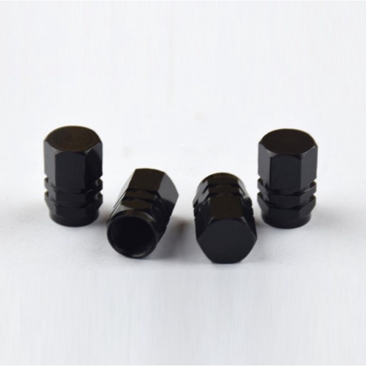 4 Nắp Van Bánh Xe Bằng Nhôm Hình Lục Giác