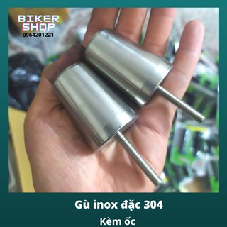 [Tặng quà tri ân] Gù chống rung tay lái xe máy inox 304 nặng 600g 1 cặp