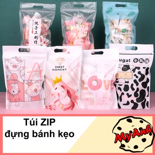TÚI ZIP ĐỰNG BÁNH KẸO 22.5x15.2CM
