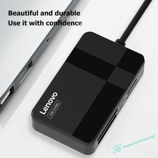 Đầu đọc thẻ Lenovo D303 4 trong 1 (TF, SD, CF, MS) Hỗ trợ 1 lúc 4 thẻ