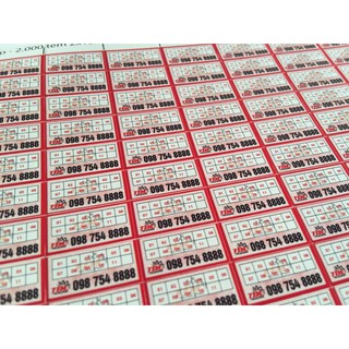 Tem bảo hành, tem vỡ giá chỉ từ 50đ