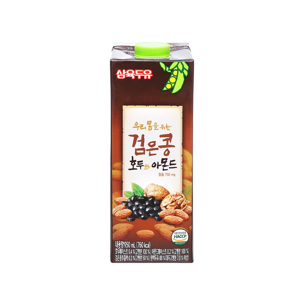 Sữa Đậu Đen Óc Chó Hạnh Nhân Samyook Foods Hộp 950ML