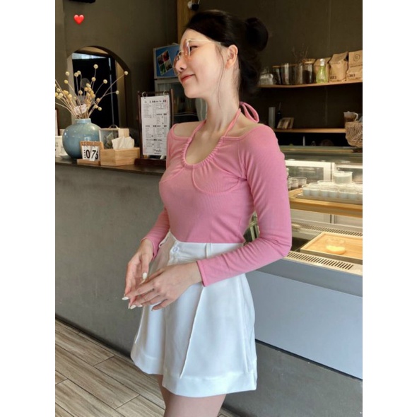 [BÁN CHẠY] ÁO THUN BODY CROPTOP ĐAN DÂY XINH BG1411202