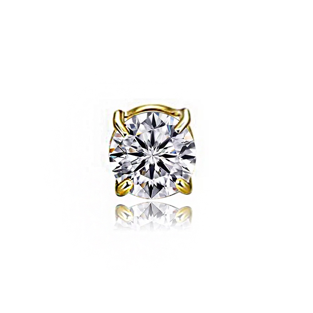 Khuyên Tai Nam Châm Đính Đá Zircon Thời Trang