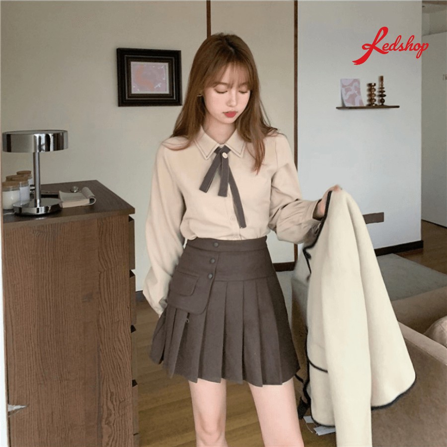 Chân váy xếp ly túi trước BREW28202 Redshop Official Store | BigBuy360 - bigbuy360.vn