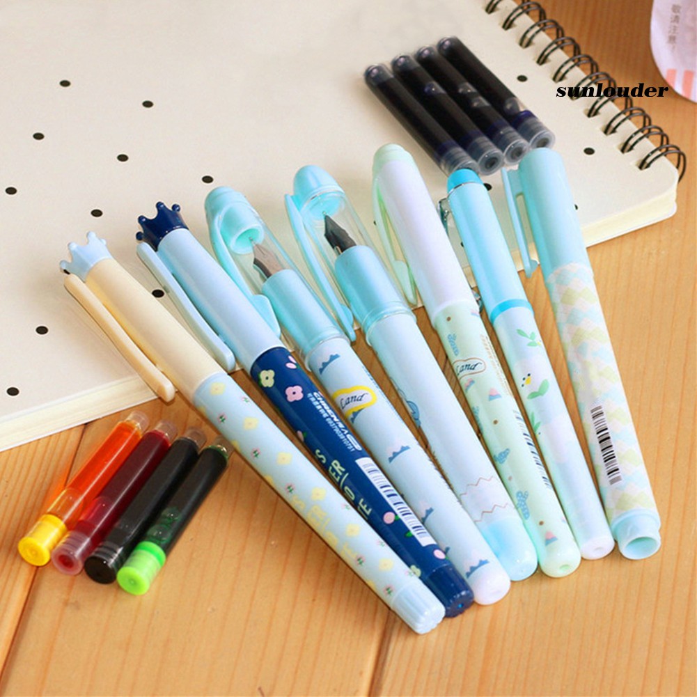 Set 15 cái bút mực nước có thể xóa được dùng cho học tập làm văn phòng tiện dụng