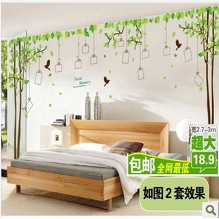 Decal dán tường combo 2 cây khung ảnh rộng đẹp