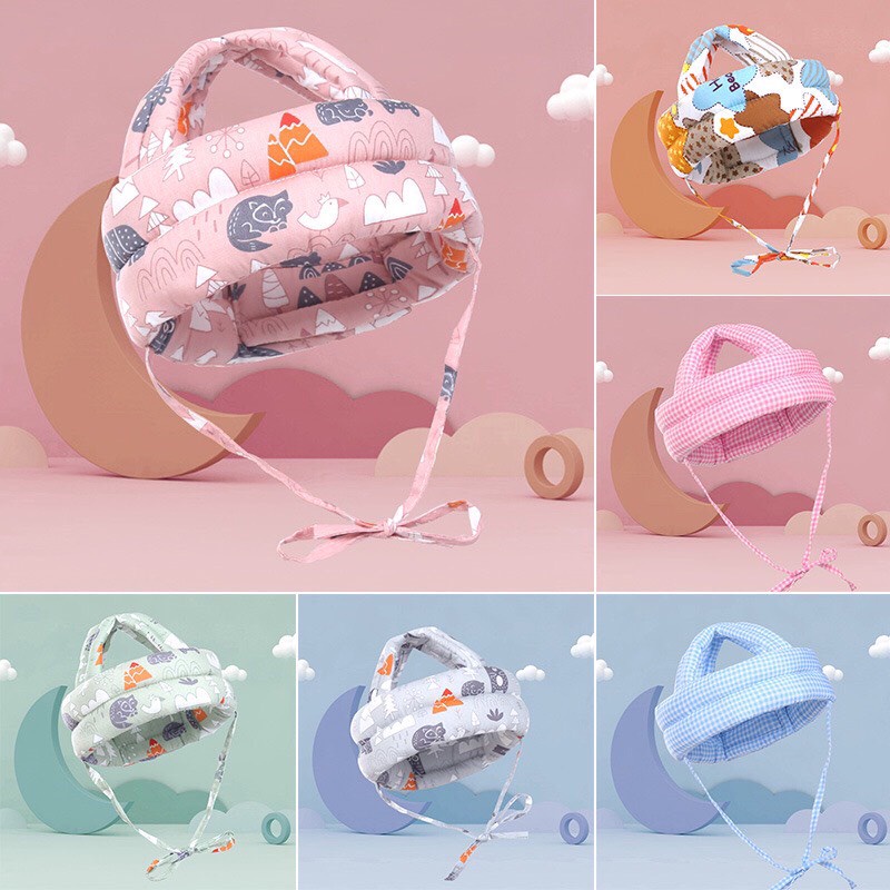 Mũ bảo hiểm bảo vệ đầu cho bé tập đi chống va đập mạnh cho trẻ từ 5-36 tháng tuổi