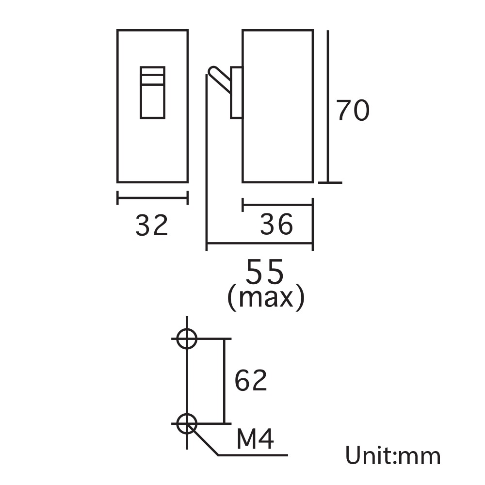 Bộ ngắt mạch an toàn Panasonic HB-02P | Aptomat Panasonic chính hãng