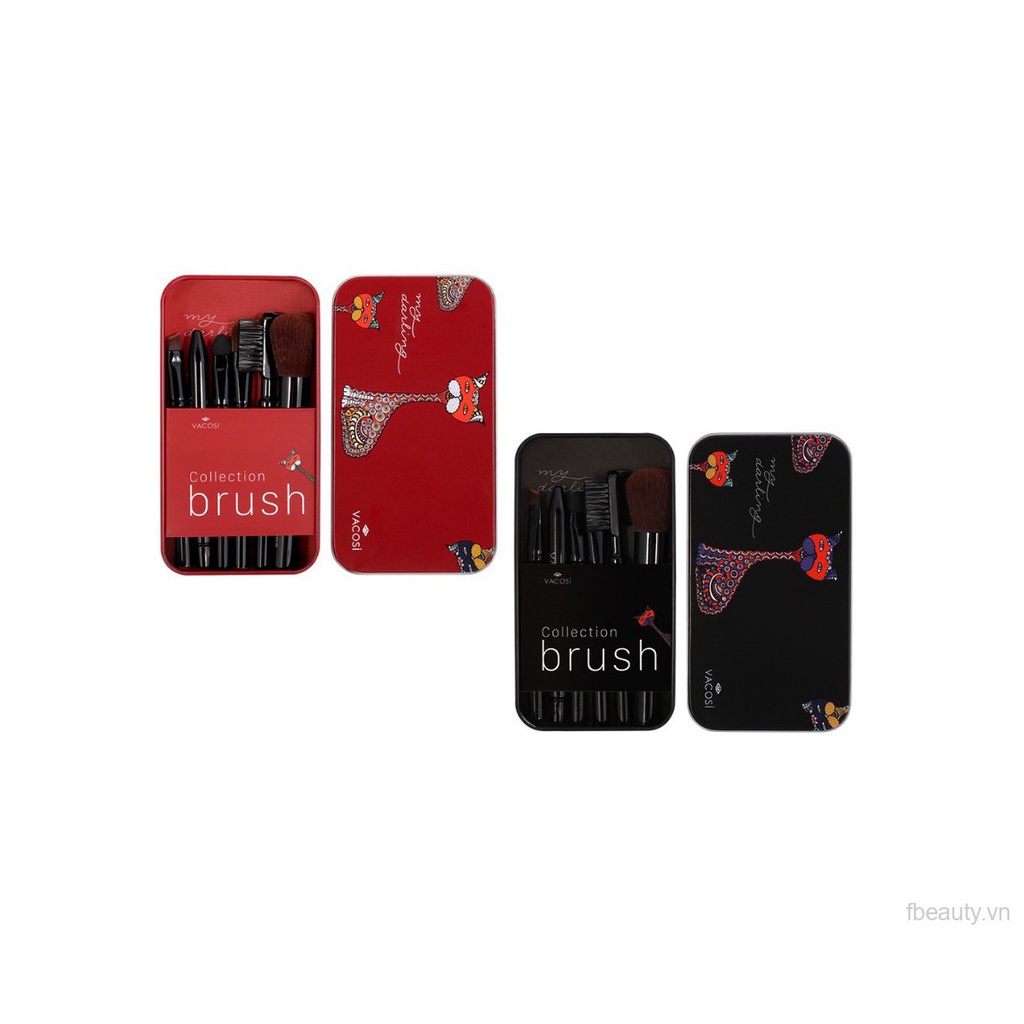 [CHÍNH HÃNG] Bộ cọ du lịch Vacosi My Darling Travel Brush Set 6 Cây - BC23