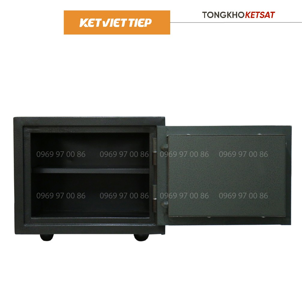 Két sắt mini chống cháy khóa cơ K68BLN nặng 45kg thép đúc đặc hàng Việt Tiệp bảo hành 5 năm