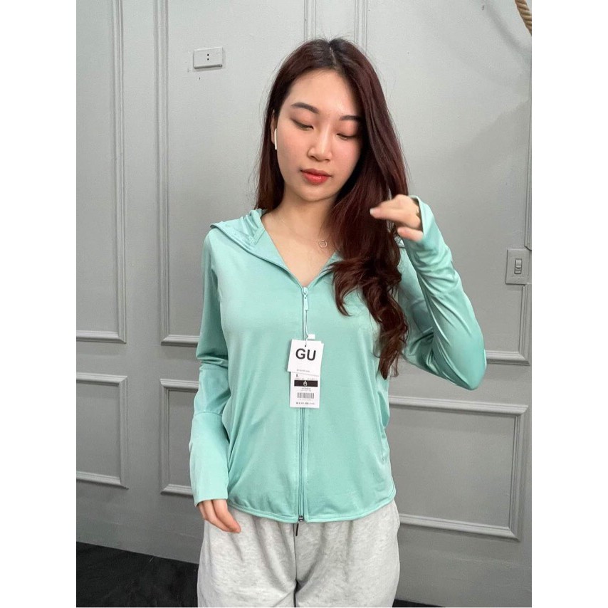 [Mỏng Và Thoáng Mát] Áo Chống Nắng GU Nữ, Ấo Khoác Chống Nắng, Chất Vải Kim Cương Thông Hơi Mặc Cực Thích | BigBuy360 - bigbuy360.vn