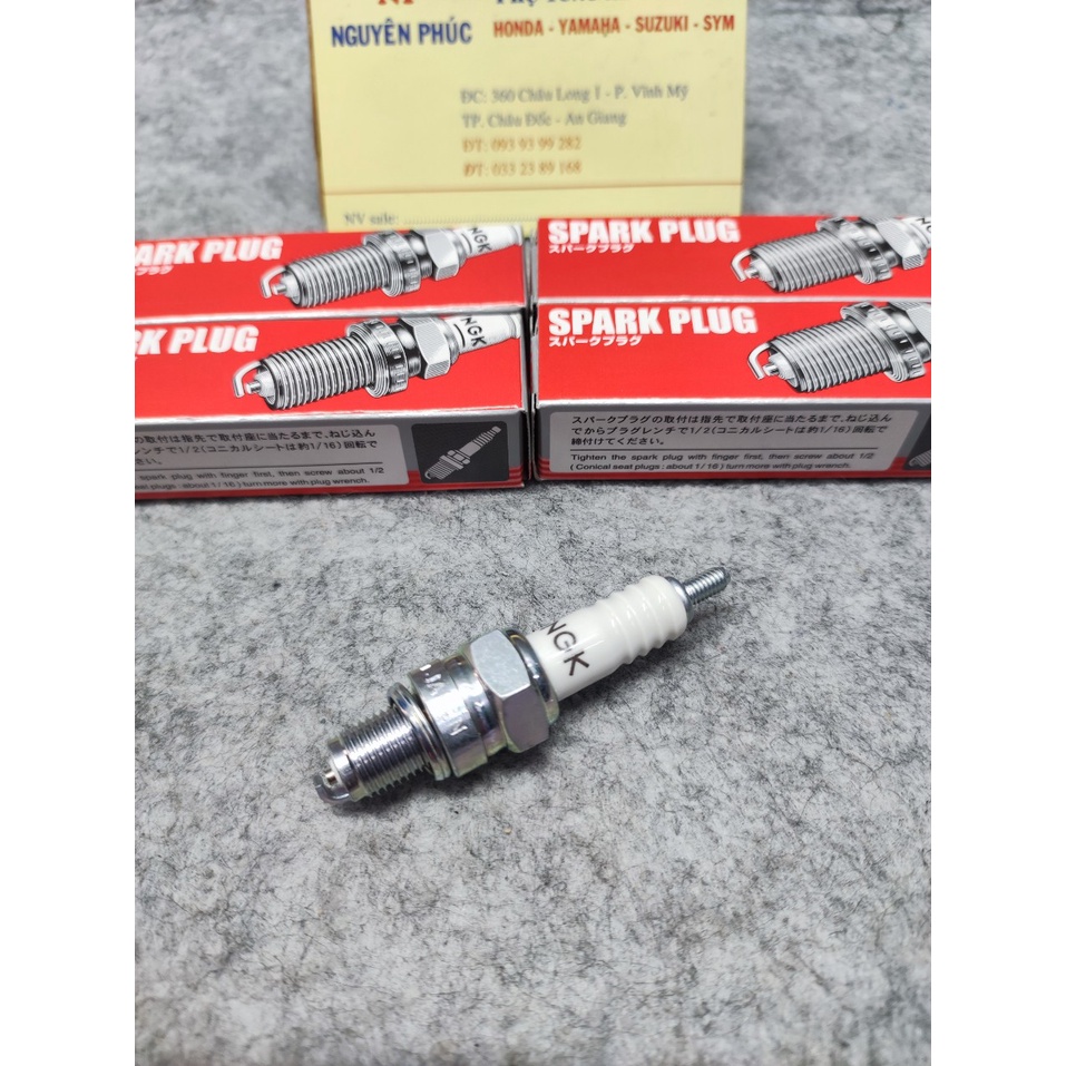 1 Hộp 10 cây Bugi NGK Yamaha Chân dài Chính Hãng Indo