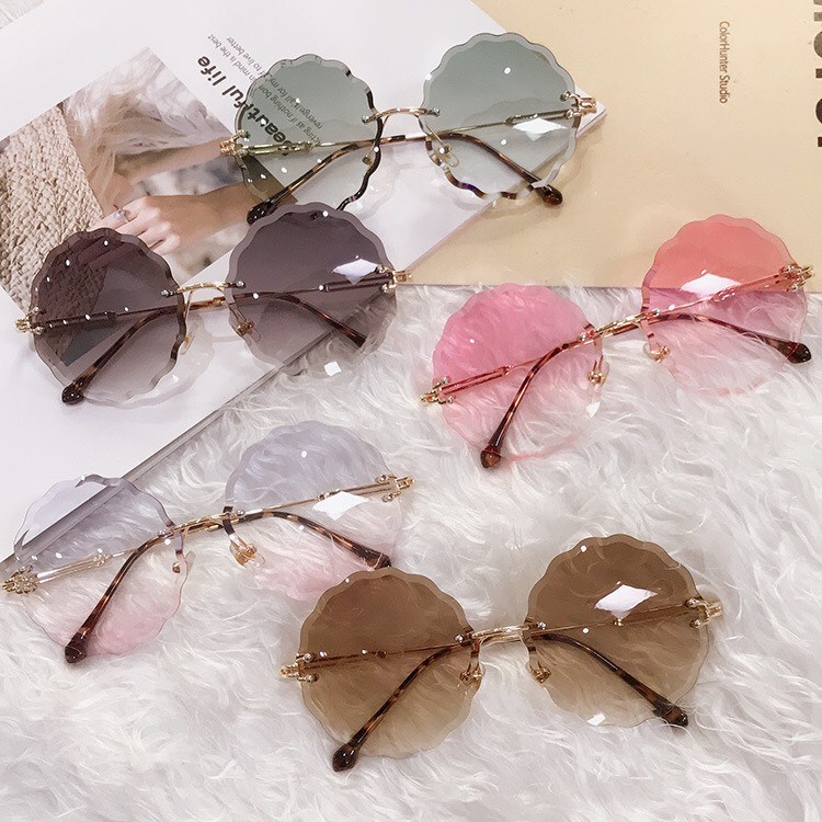 Mắt Kính Thời Trang Xi Ốc Hoa K340 Hot Trend Sang Chảnh Cực Hot - Hazo