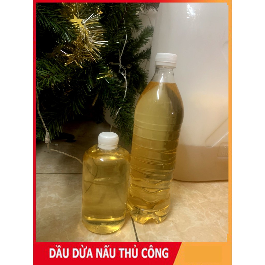 [SIÊU SALE] 10 Lit - dầu dừa Bến Tre nấu thủ công rất thơm ( chống nẻ , rạn da , chống . hăm)