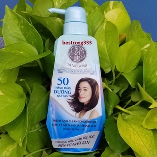 Dầu gội sạch sâu và thanh mát 50 Megumi Fresh And Clean Shampoo 400ml