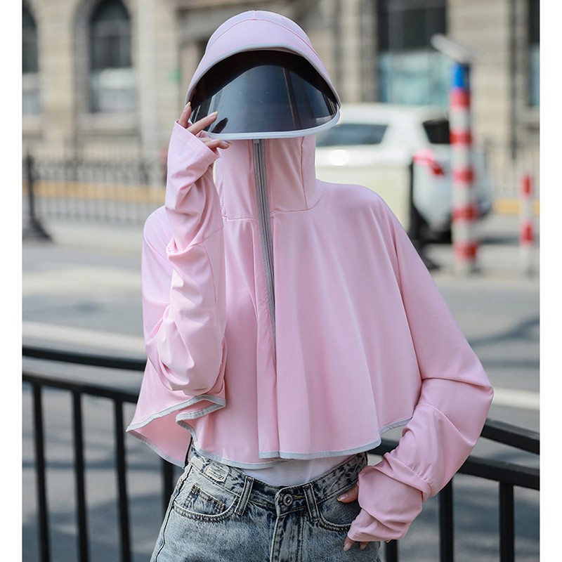 Double-Layer Sun Protection UV Protection Outdoor Work Hat Riding Hood | BigBuy360 - bigbuy360.vn