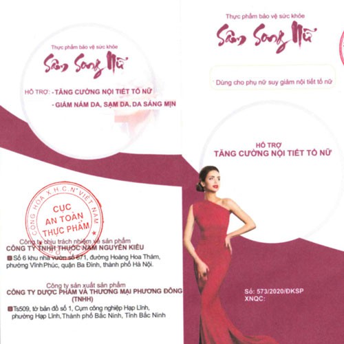 Sâm Song Nữ - Hỗ trợ giúp giảm nám da, sạm da, hỗ trợ giúp da sáng mịn