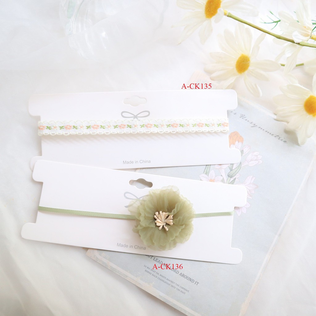 Chocker xanh gợi cảm A-Ck135-136 Maycorner