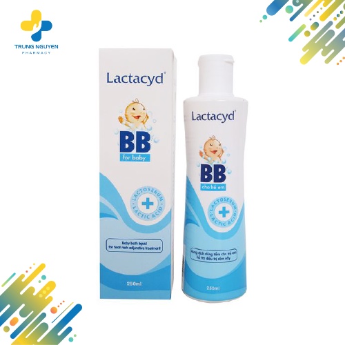 Sữa tắm gội ngừa rôm sảy Lactacyd BB (250ml)