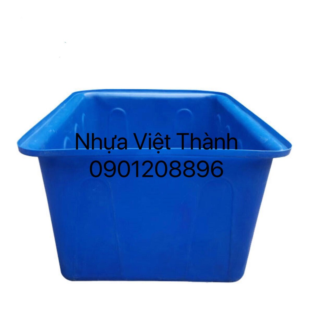 0901208896 - Thùng chữ nhật 200 lít - Thùng vuông 200L - TV200 - Thùng nuôi cá - Thùng chứa nước - Thùng nhựa chữ nhật